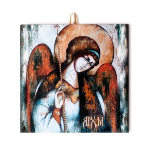 Płytka ceramiczna 15x15cm obrazek Michał Archanioł