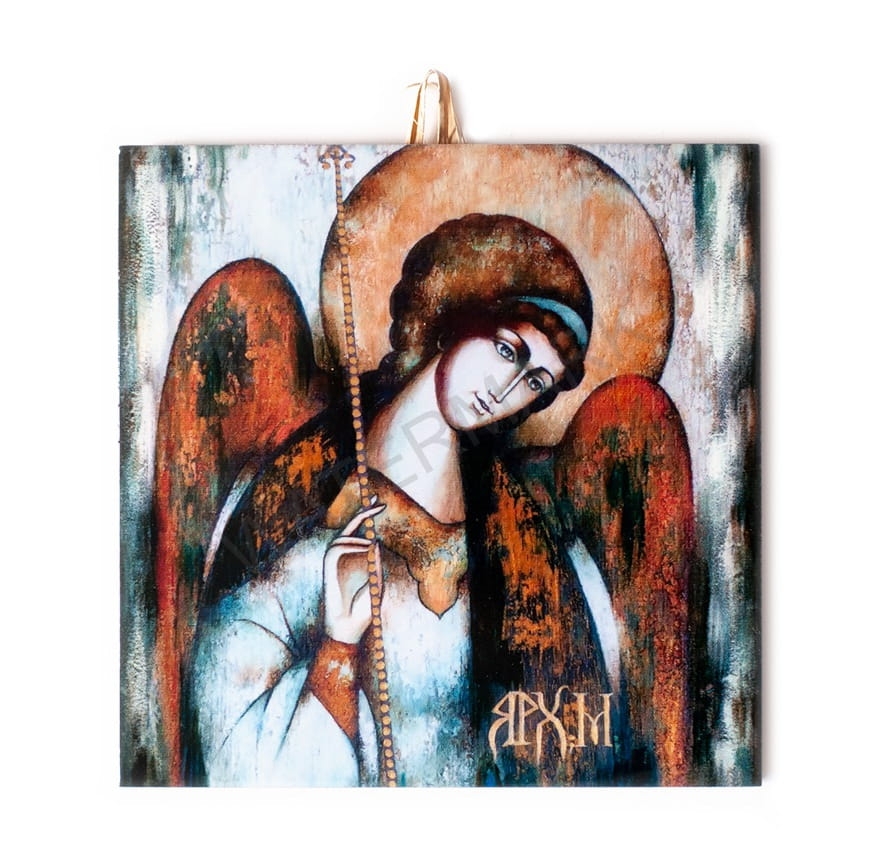 Płytka ceramiczna 10x10cm obrazek Michał Archanioł 