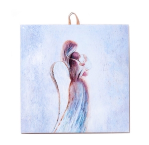 Płytka ceramiczna 10x10cm obrazek Jestem przy Tobie 