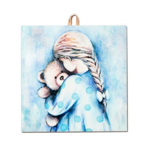 Płytka ceramiczna 15x15cm obrazek Kiedy się kogoś kocha 