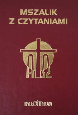 Mszalik z czytaniami bordowy LI060 Pallottinum