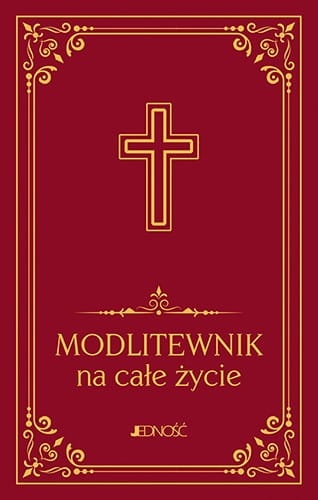 Modlitewnik na całe życie bordo/czarny Jedność