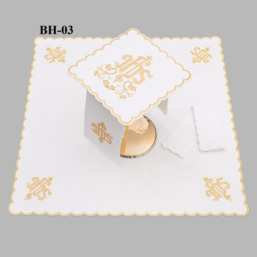 Bielizna Kielichowa IHS złoty id 533 K-B