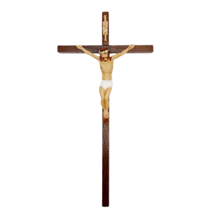 Krzyż drewniany 10x20 cm misyjny ręcznie malowany
