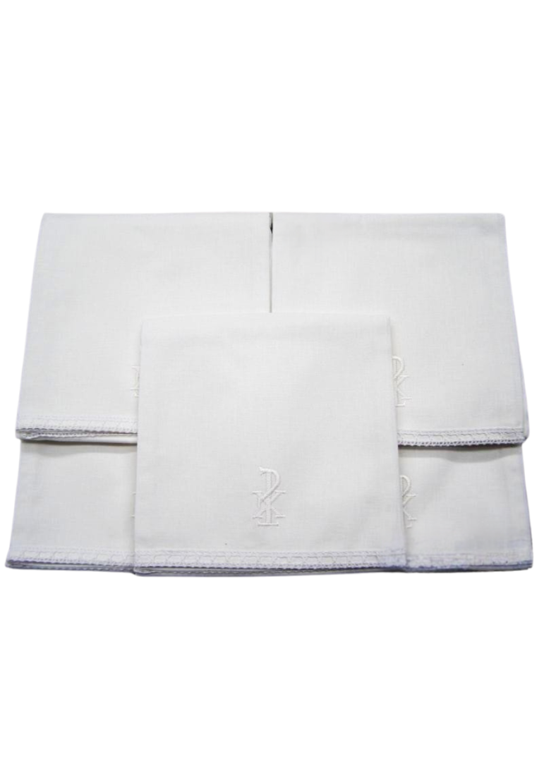 Korporał koronka komplet 5 sztuk PAX biały 