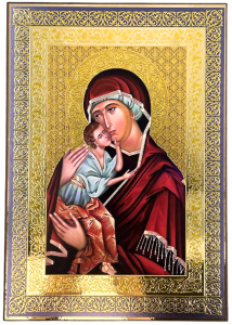 Ikona Matka Boża Czułej Miłości 28,5 x 19 cm