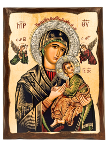 Ikona grecka Matka Boża Nieustającej Pomocy 17 x 14 cm