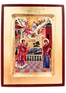 Ikona bizantyjska Zwiastowanie NMP 24x18 cm