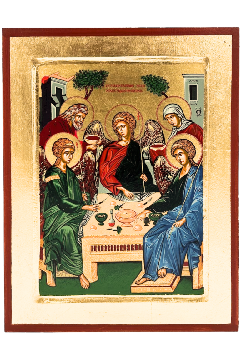 Ikona bizantyjska Święta Trójca Rublowa 31 x 24 cm