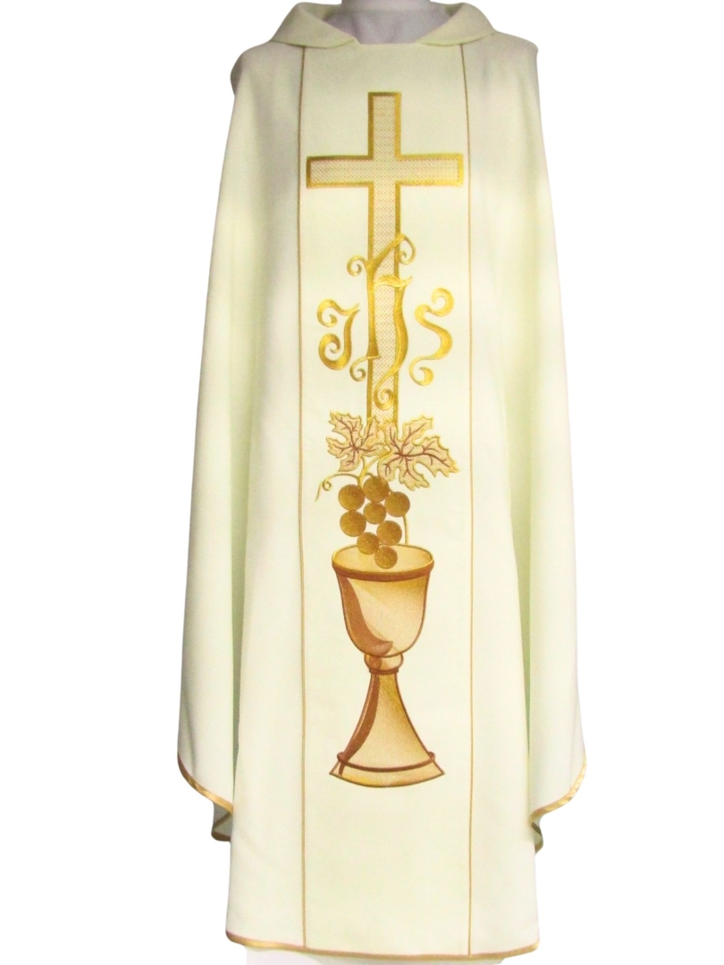 Ornat haftowany eucharystyczny wszystkie kolory