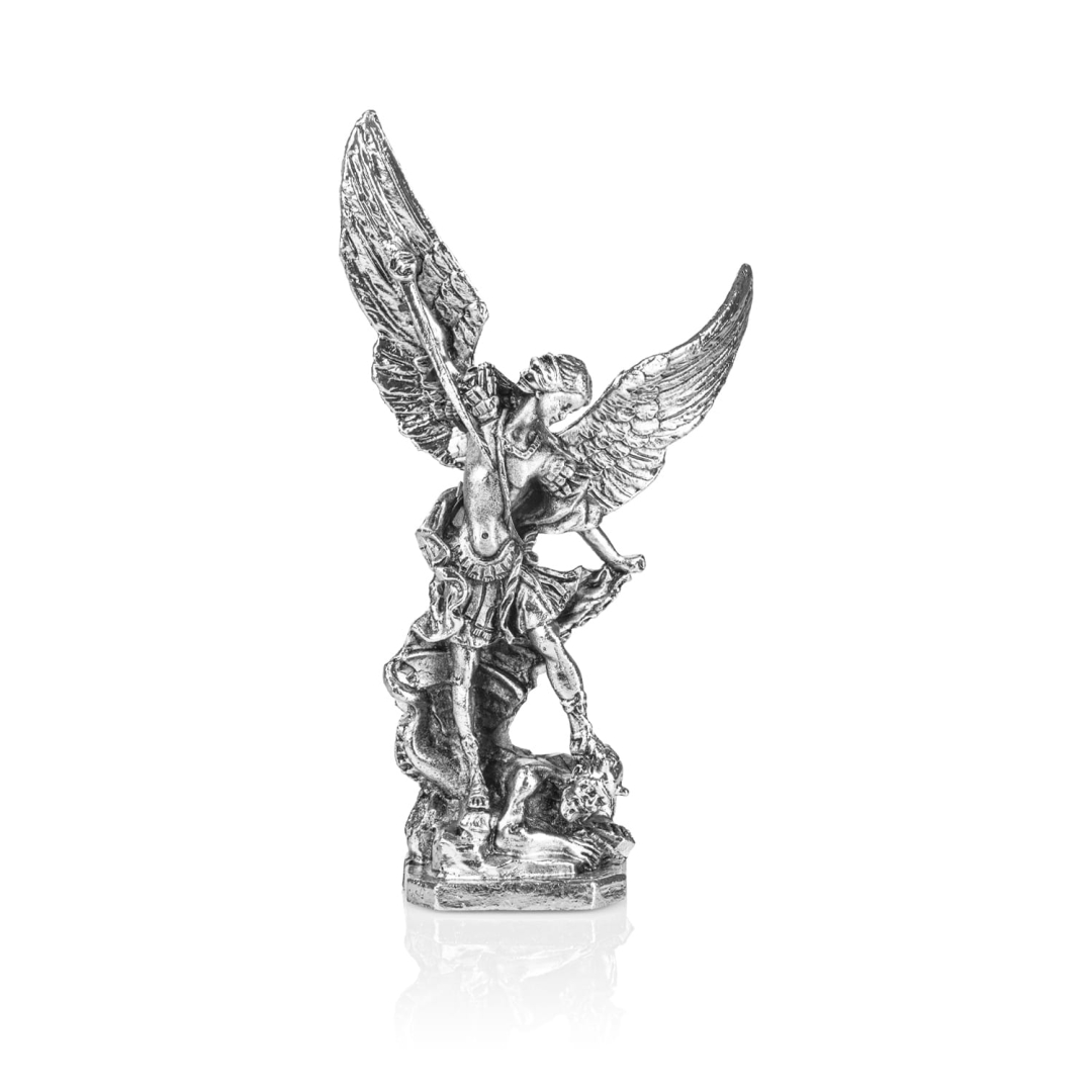 Figurka św. Michał Archanioł metalowy 20,5 cm 