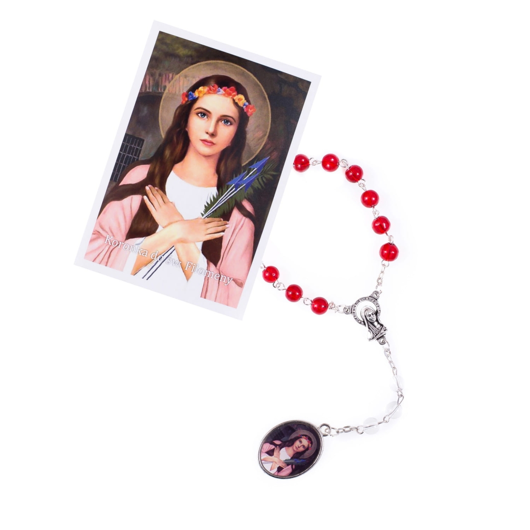 Koronka do św. Filomeny z instrukcją modlitwy
