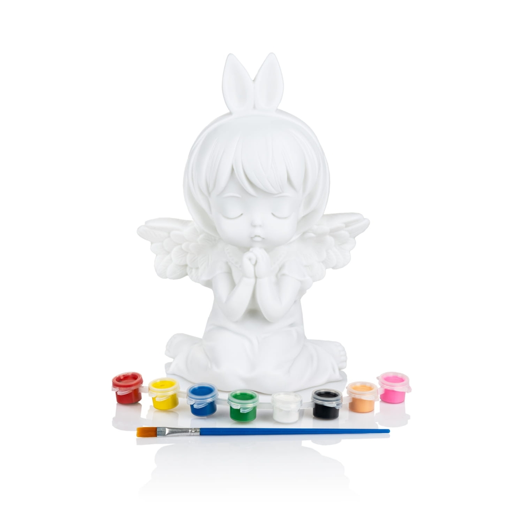 Figurka Aniołek skarbonka zestaw do malowania 24 cm