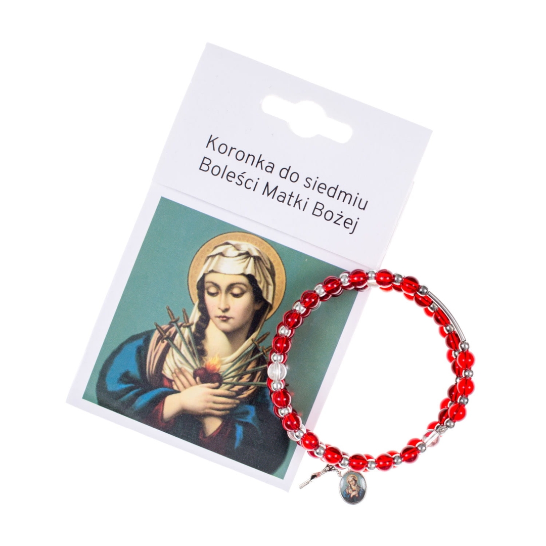 Bransoletka - koronka do siedmiu Boleści Matki Bożej