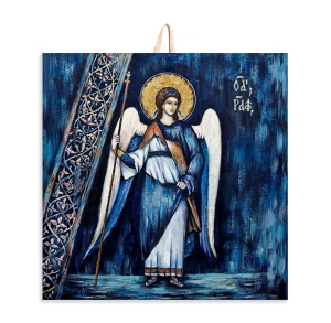 Płytka ceramiczna 15x15cm obrazek Archanioł Rafał 