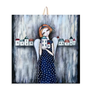 Płytka ceramiczna 15x15cm obrazek Gdzieś na ziemi 
