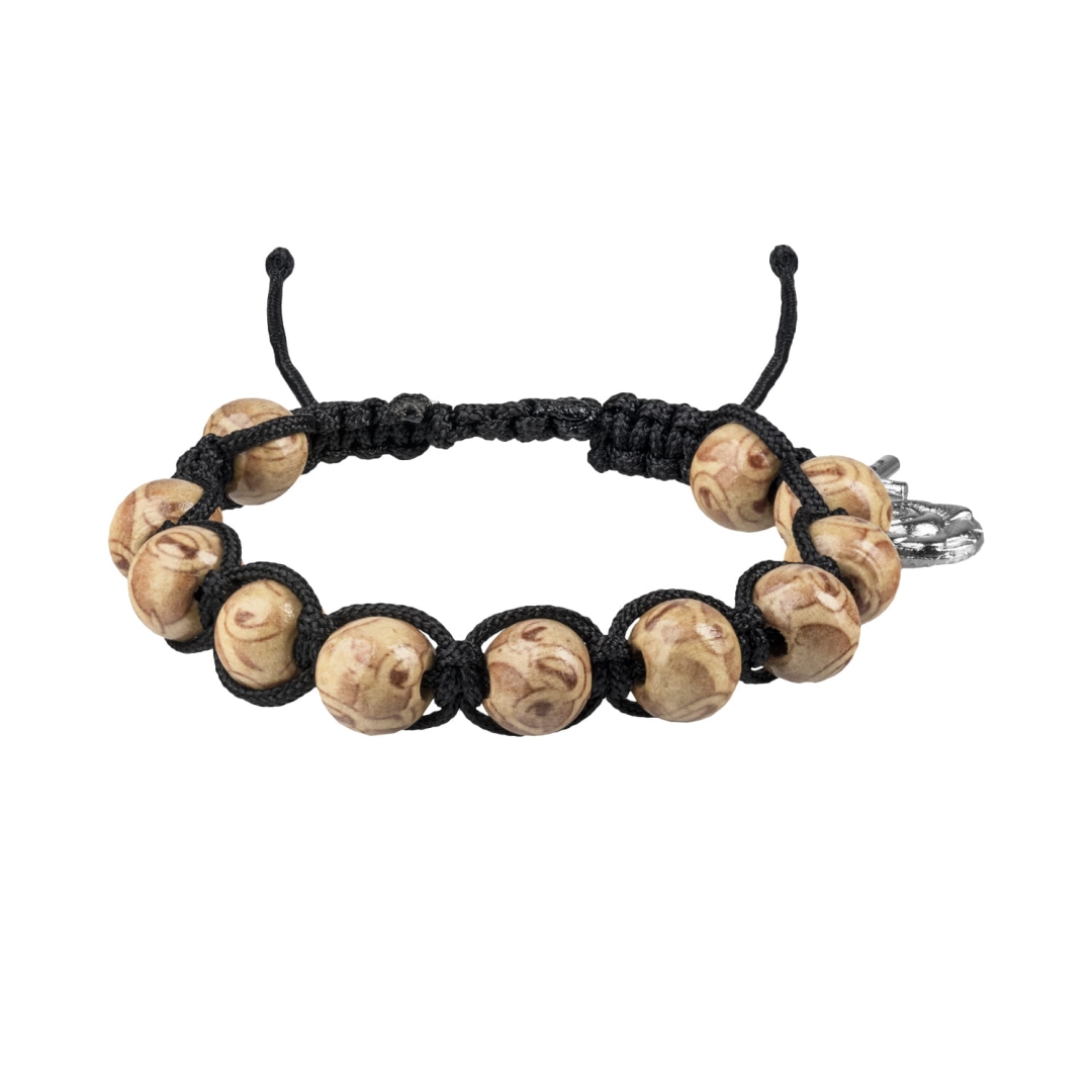Bransoletka dziesiątka różańca drewno 10mm