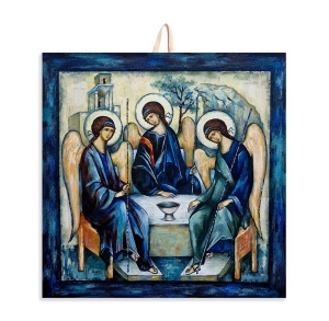 Płytka ceramiczna 10x10cm obrazek Św. Trójca Rublowa  