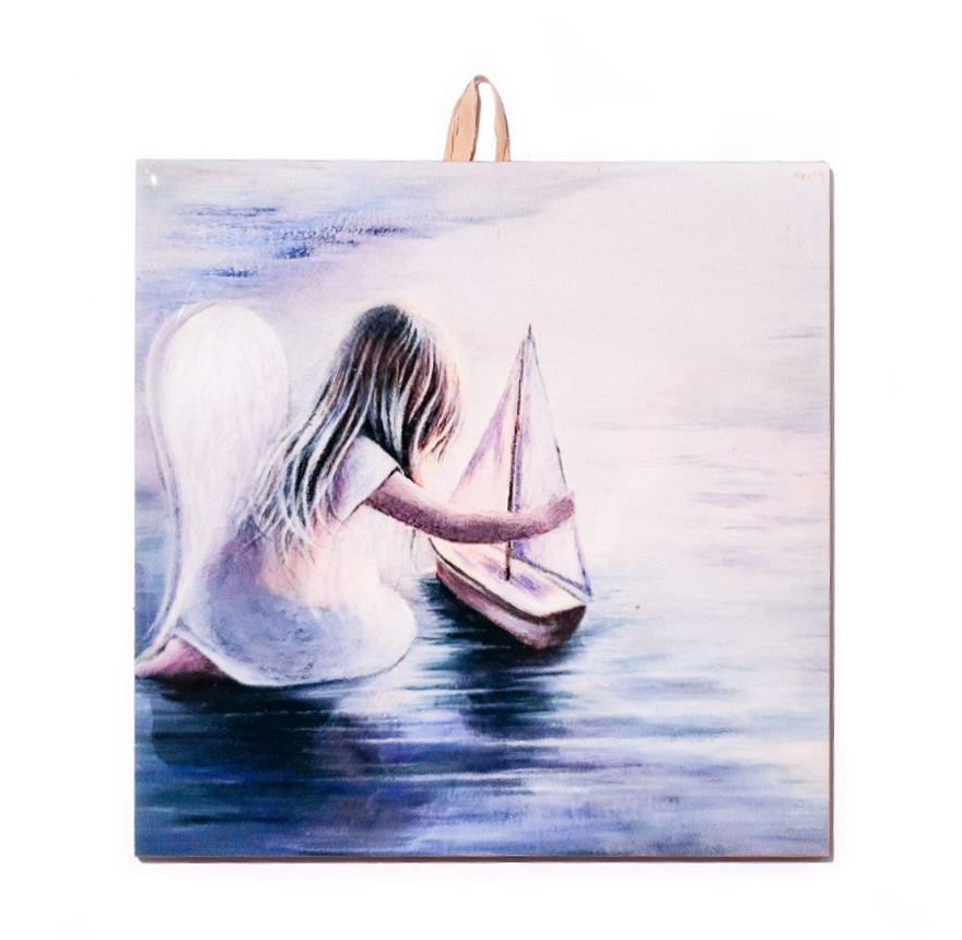Płytka ceramiczna 10x10cm obrazek Odkrywaj, podróżuj, śnij 