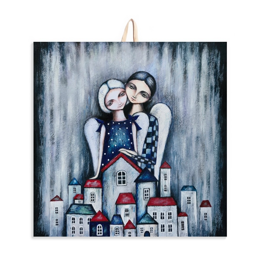 Płytka ceramiczna 10x10cm obrazek W tym domu 
