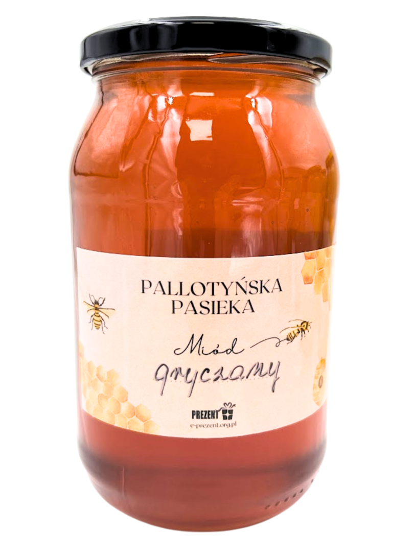 Miód Gryczany Pallotyńska Pasieka 1250g