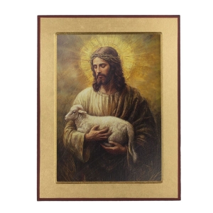 Ikona Dobry Pasterz 17 x 13 cm
