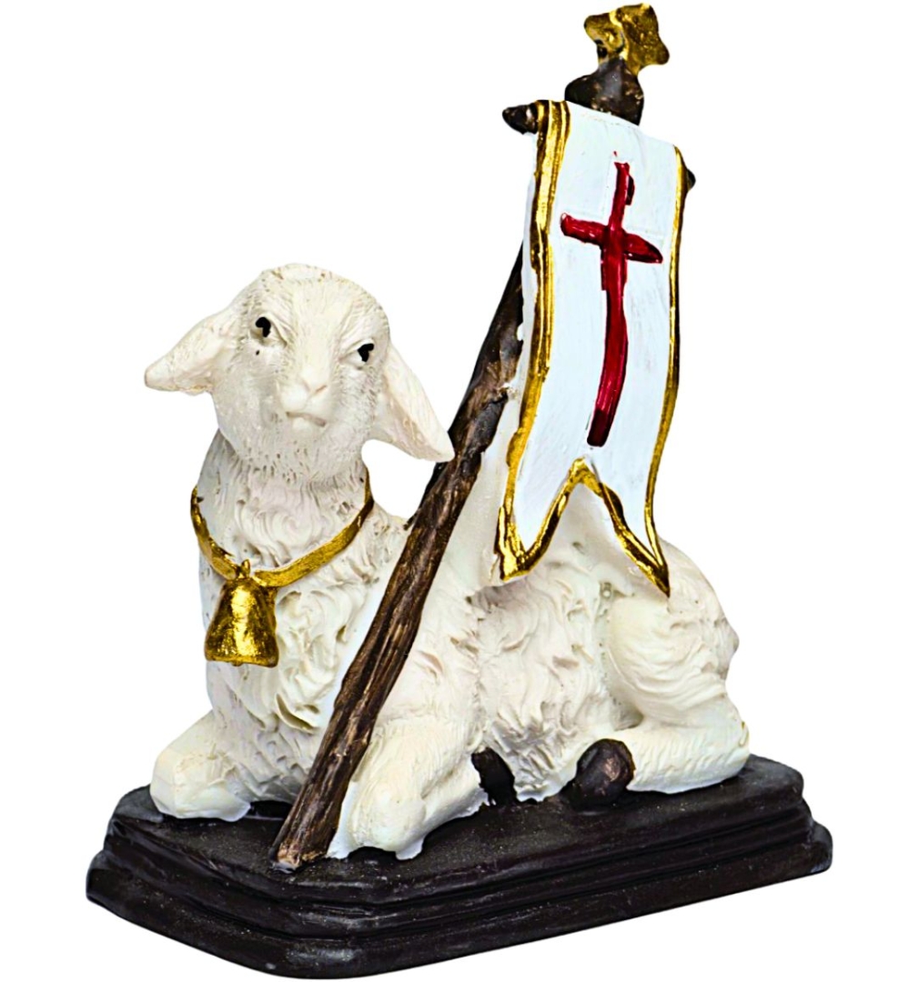 Figurka Baranek wielkanocny 6,5 cm