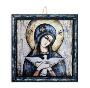 Płytka ceramiczna 10x10cm obrazek Matki Boskiej Pneumatofora 
