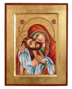 Ikona 1S Pieta Matka Boża Bolesna BIZ 24x18cm