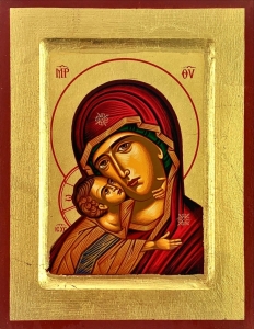 Ikona 0S MB Czuła zielone włosy aureola gładka BIZ