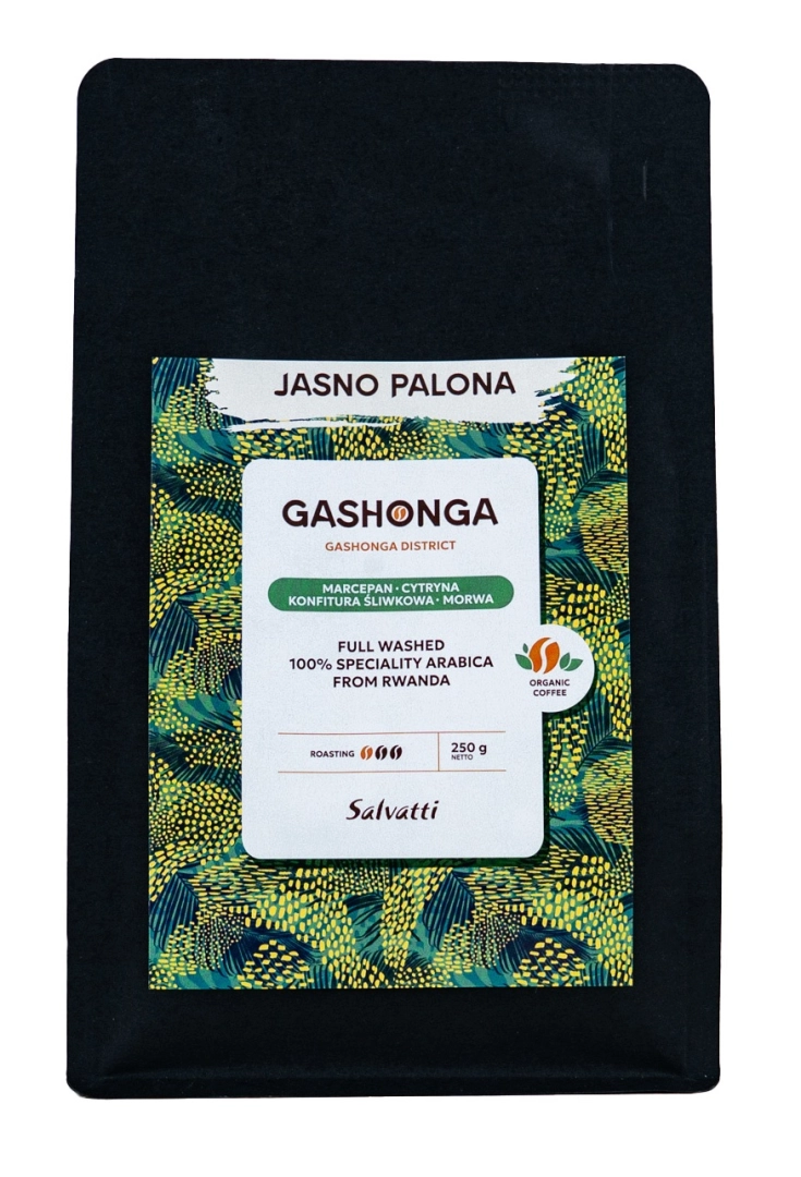 Kawa ziarnista Gashonga jasno palona 250 g