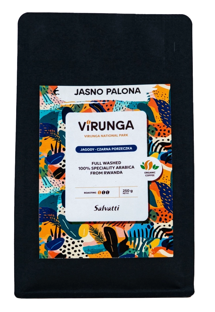Kawa ziarnista Virunga jasno palona 250 g