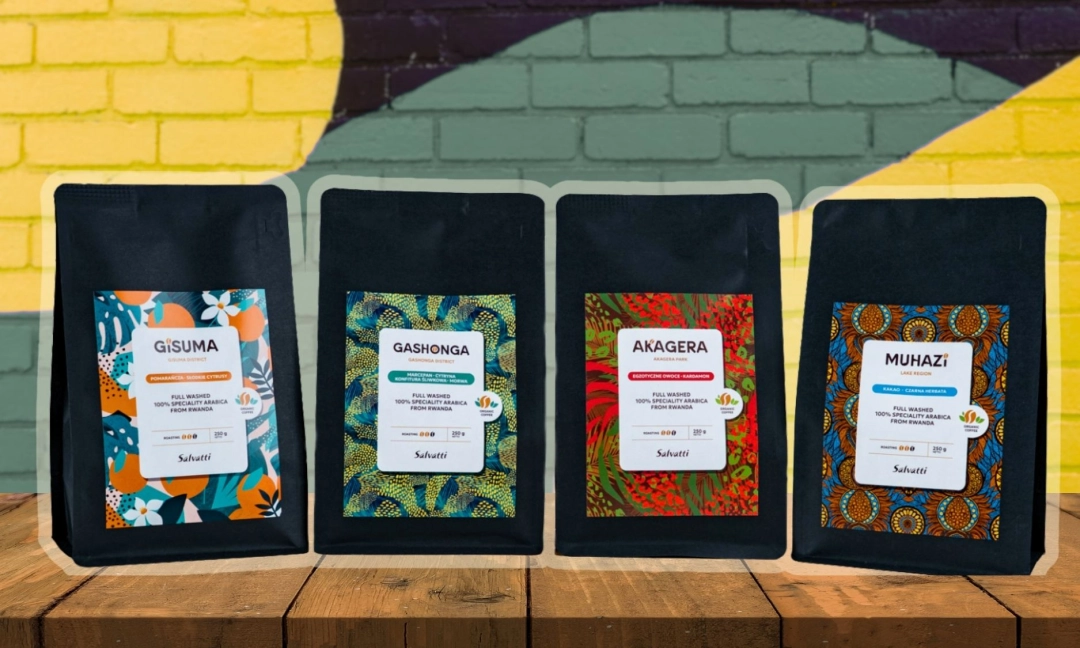 Zestaw kaw 4x 250g - Gisuma, Gashonga, Akagera, Muhazi