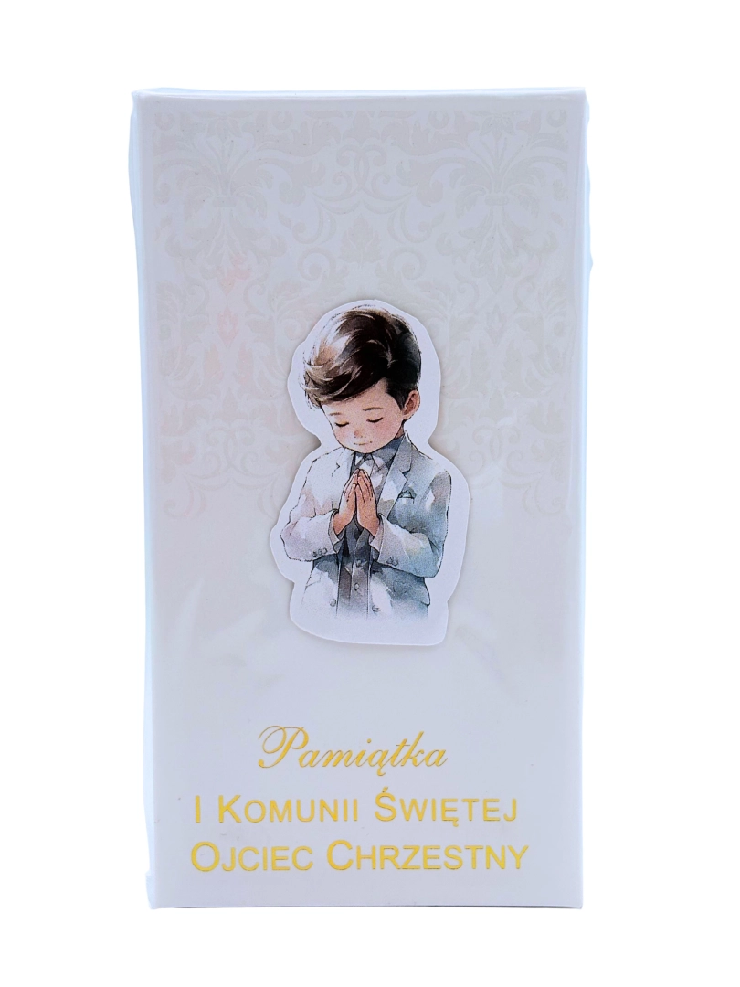 Pudełko prezentowe na banknoty na Komunię Świętą 8x16cm