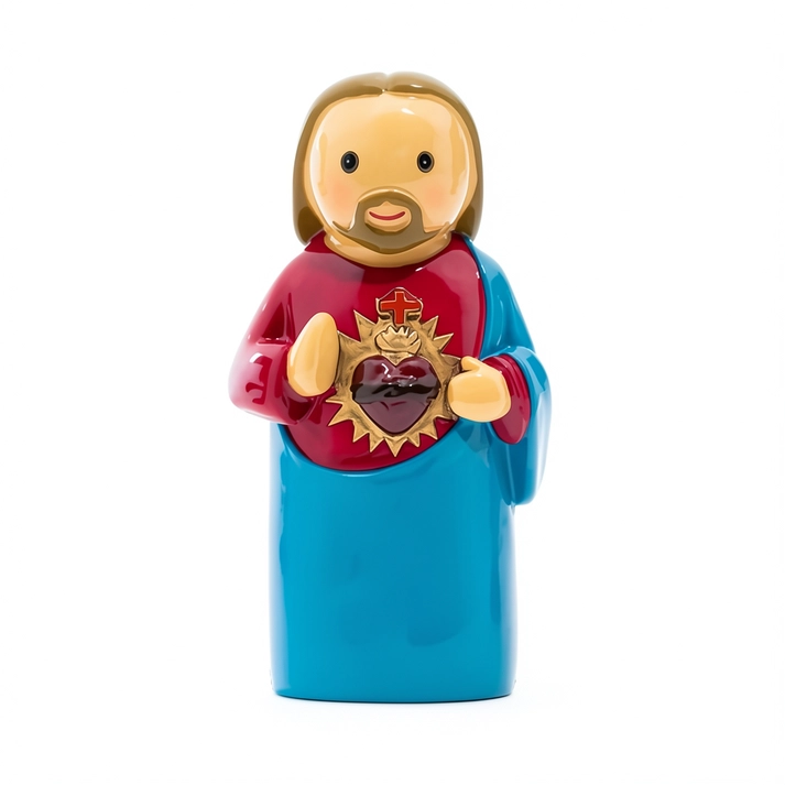 Figurka Serce Jezusa z żywicy 8cm