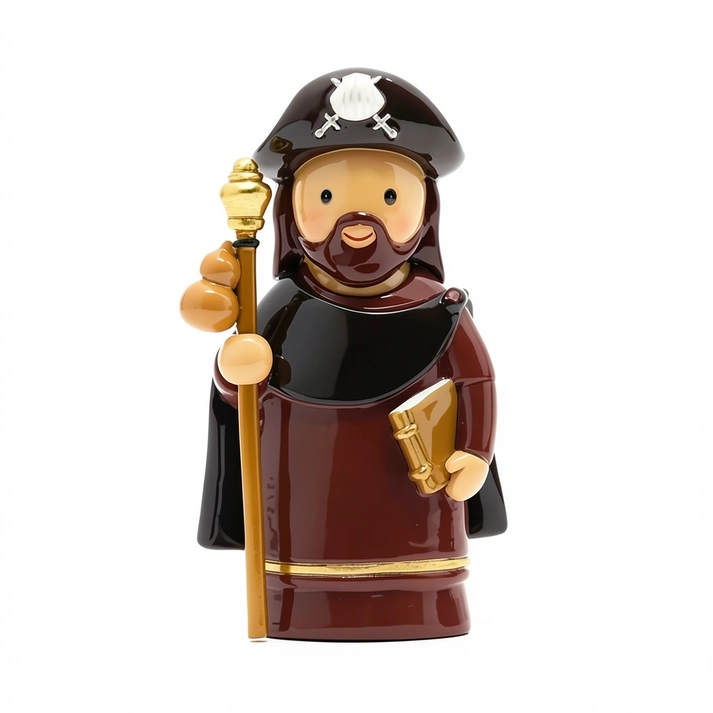 Figurka św. Jakub z żywicy 8cm