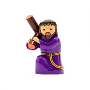 Figurka Jezus na Drodze Krzyżowej z żywicy 8cm 