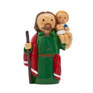 Figurka św. Krzysztof z żywicy 8cm 