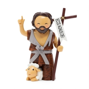 Figurka św. Jan Chrzciciel z żywicy 8cm 