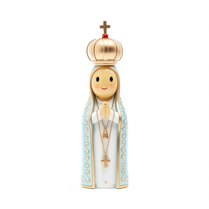 Figurka MB z Fatimy z żywicy 8cm