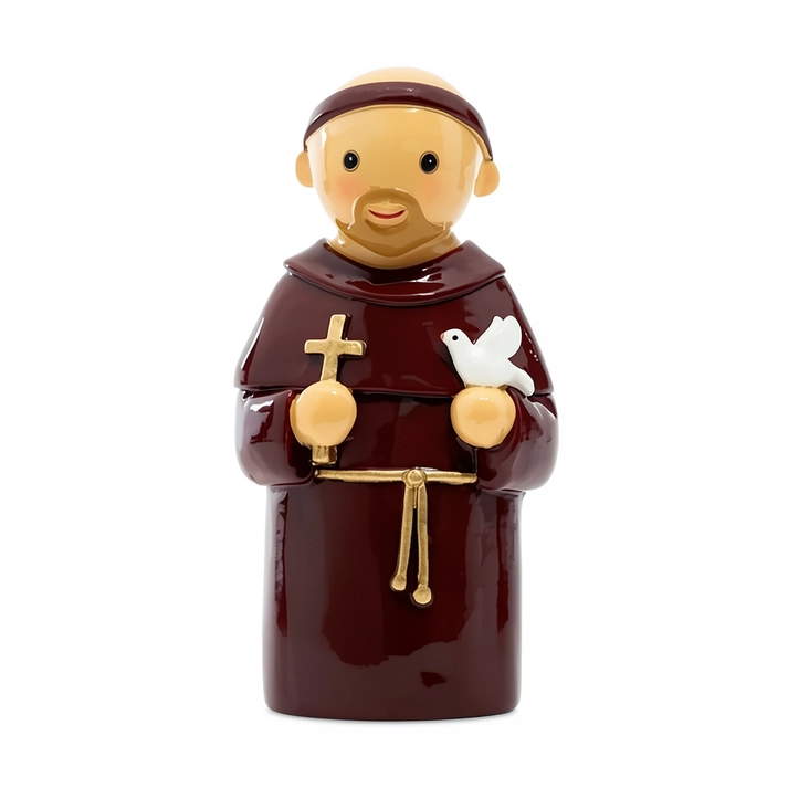 Figurka św. Franciszek z żywicy 8cm