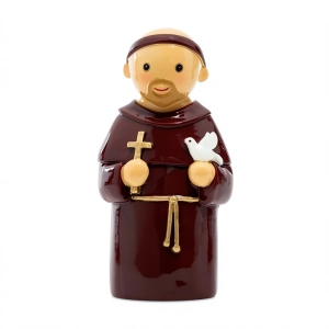 Figurka św. Franciszek z żywicy 8cm