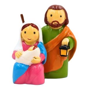 Figurka św. Rodzina z żywicy 8cm