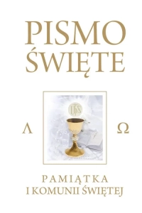 Pismo święte - pamiątka I Komunii świętej 