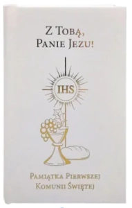 Modlitewnik komunijny Z Tobą Panie Jezu biały