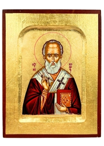 Ikona bizantyjska święty Mikołaj księga 10 x 13 cm