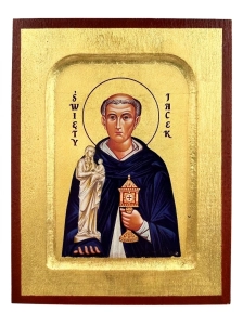 Ikona święty Jacek 10 cm x 13 cm