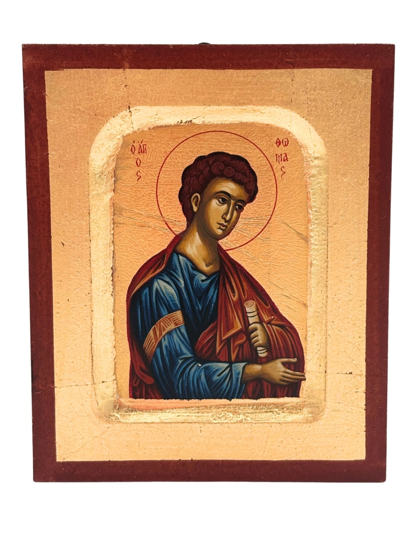 Ikona bizantyjska święty Tomasz 10 x 13 cm