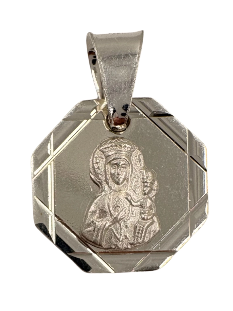 Medalik srebrny MB Częstochowska