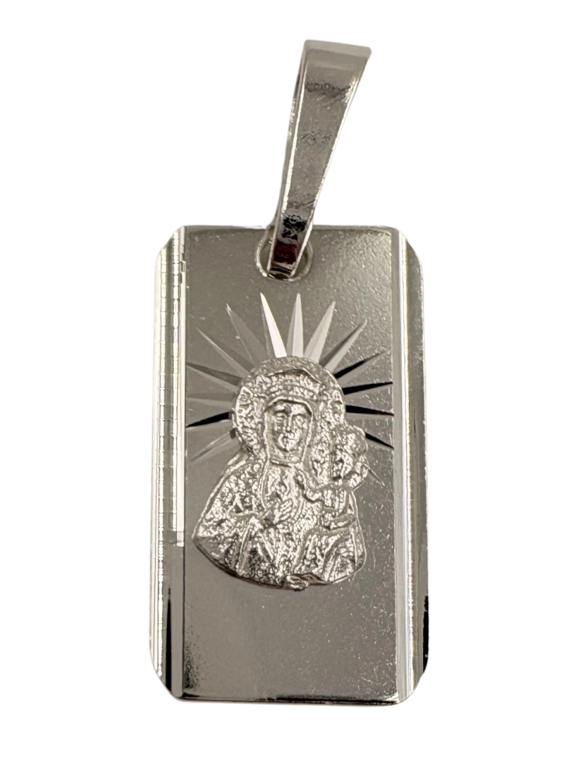 Medalik srebrny MB Częstochowska 